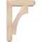 Ekena Millwork Westlake Craftsman Smooth Bracket w/ Offset Brace, Douglas Fir, 5 1/2"W x 18"D x 26"H BKT0604X18X26WTL04SDF - alternate 2